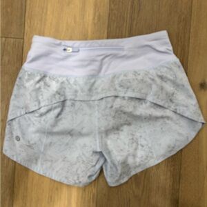 lululemon athletica Light Blue Women's Running Skort with Back Zip